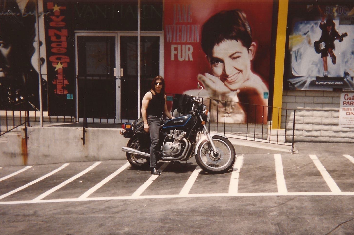 Gary Helsinger Motorbike at Tower Records