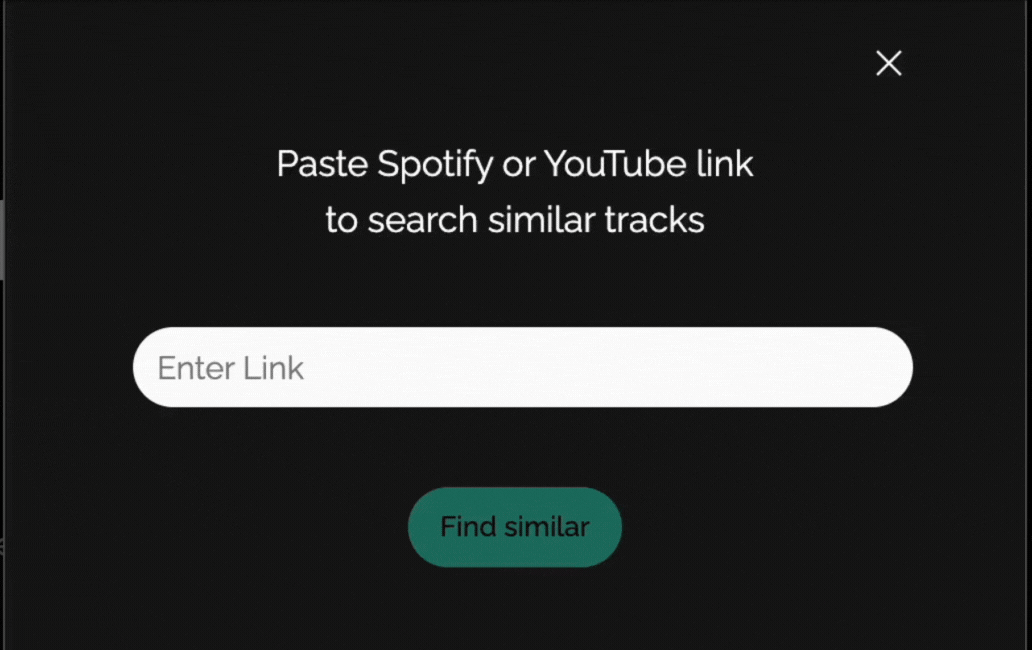 Melodie YouTube Spotify link search