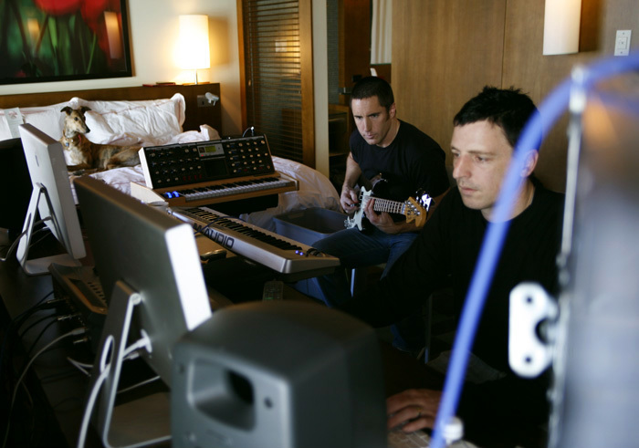 Trent Reznor & Atticus Ross (credit: Aaron Tait)