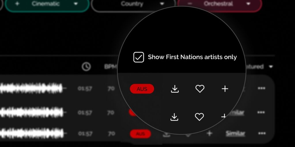 Melodie Show First Nations artists only